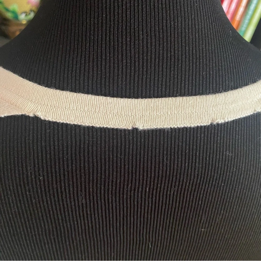 Diane Von Furstenburg Round Neck Open Back Sweater